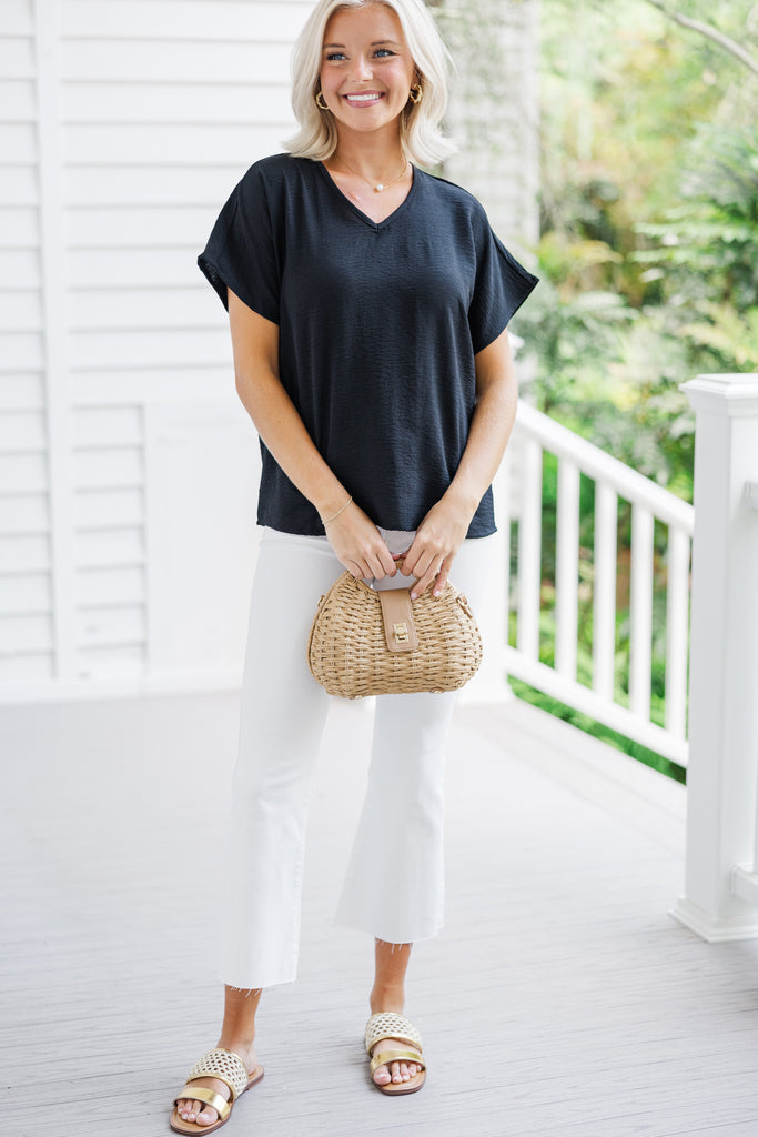 Don't Wait Black Classic Top – Shop the Mint