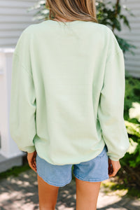 green sweatshirt, corded sweatshirt, causal sweatshirt