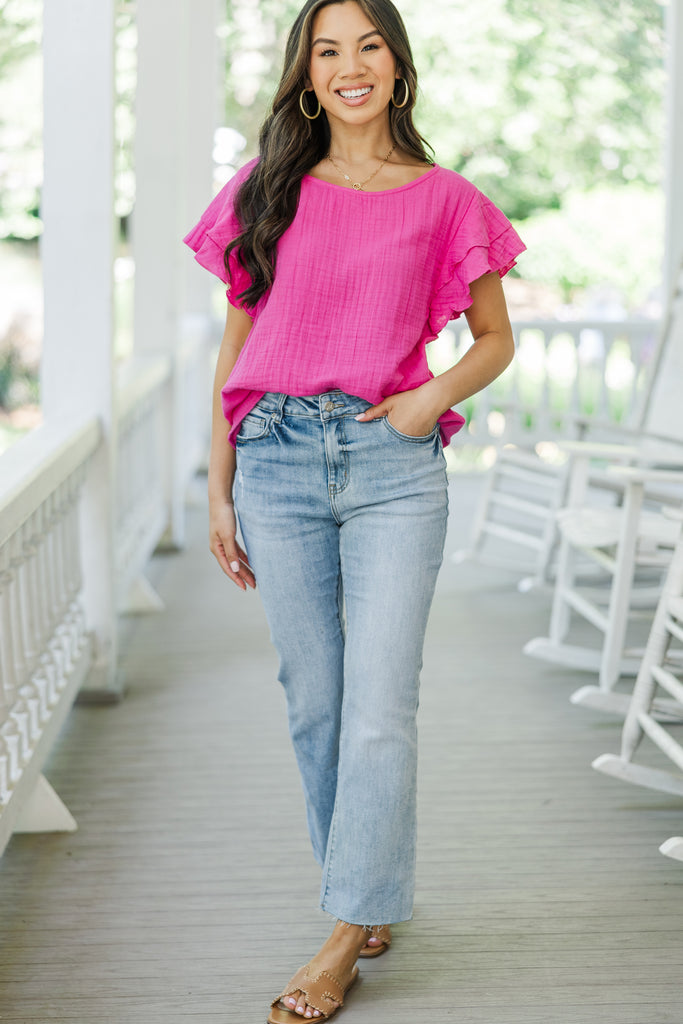 Pink Gauze Top main image 0