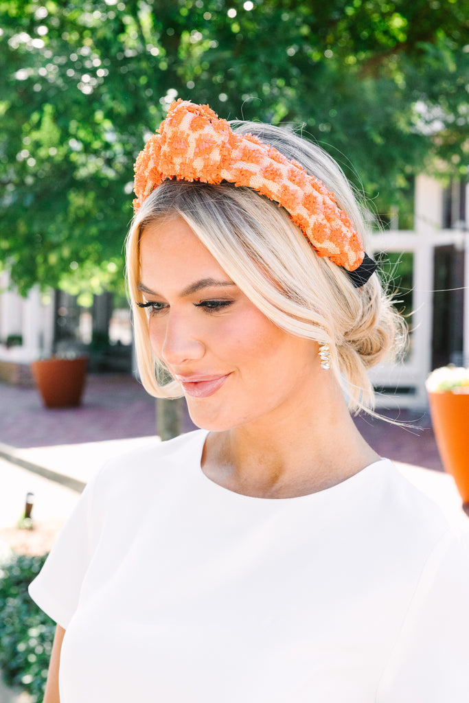 The McKenna Orange Headband Shop the Mint
