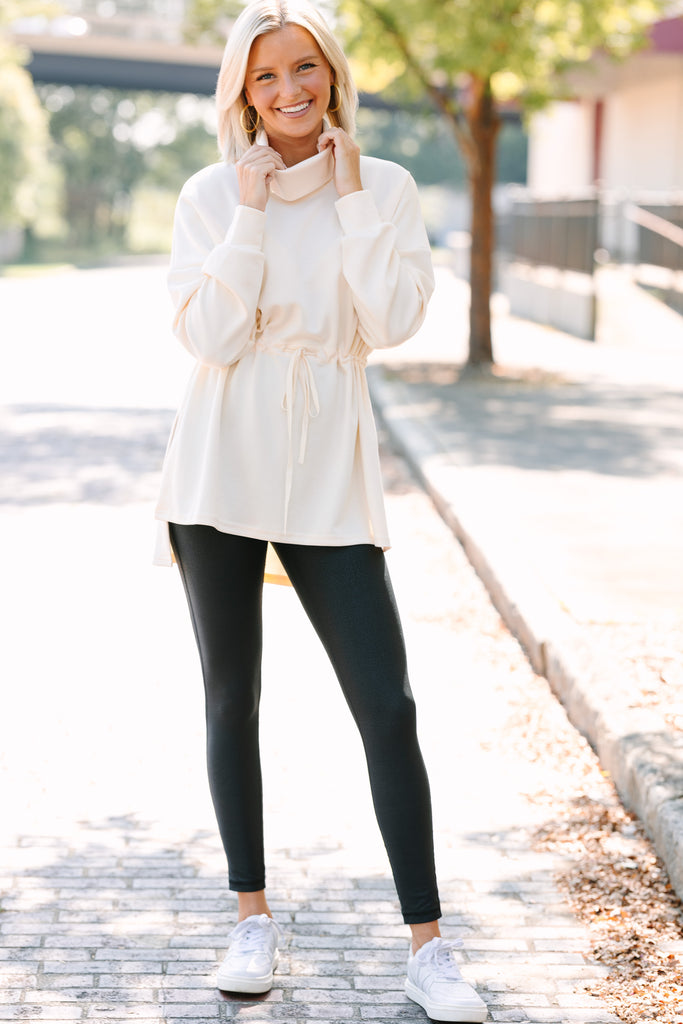 Just For You Eggshell White Tunic – Shop the Mint