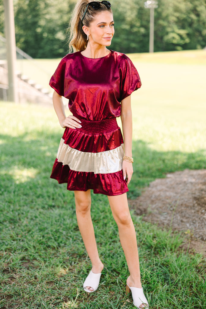 Play Your Game Crimson Red Colorblock Dress Shop the Mint Play Your Game Crimson Red Colorblock Dress Shop the Mint