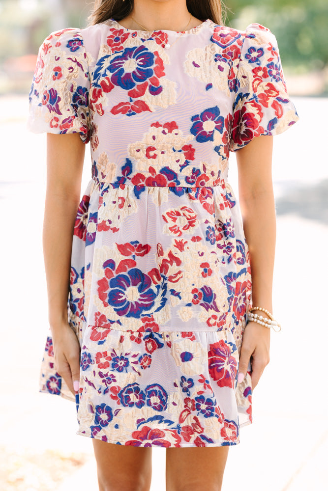 All The Good Royal Blue Floral Babydoll Dress – Shop the Mint