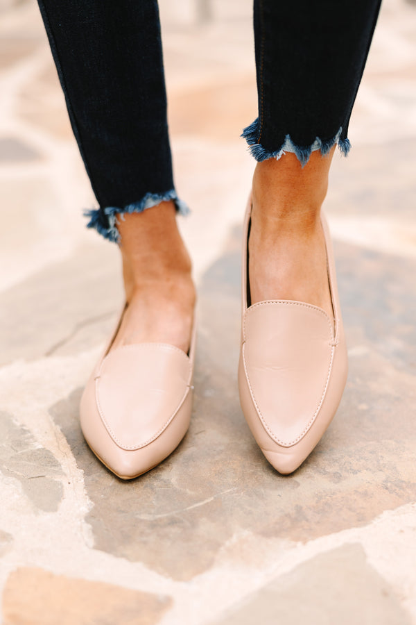 Step It Up Tan Brown Loafers
