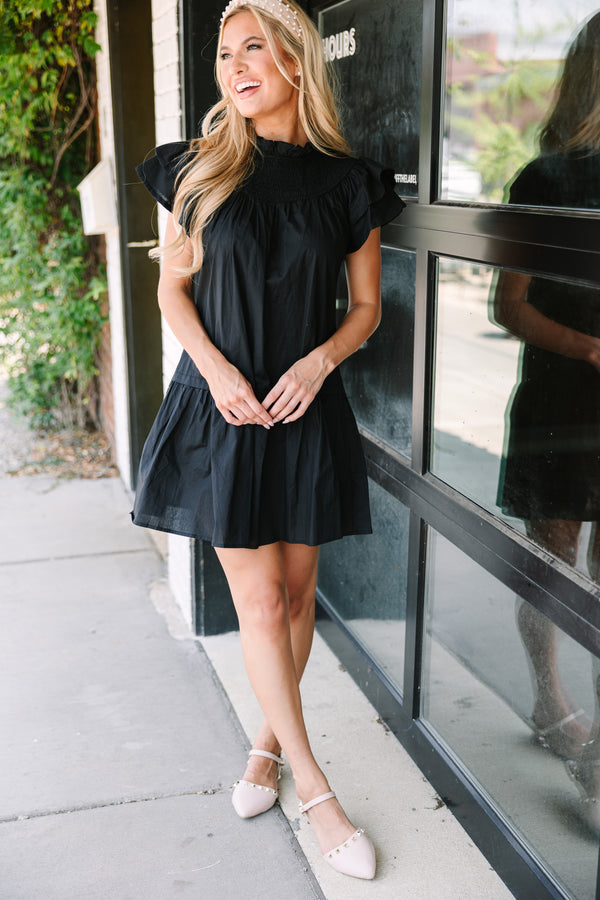 Pinch: All That You Are Black Ruffled Dress