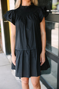 Pinch: All That You Are Black Ruffled Dress