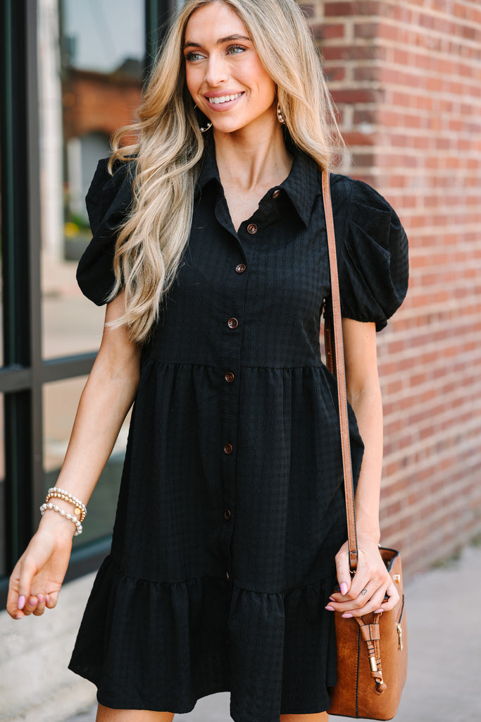 black evening dress women Wedtrend Women Black Formal Dress A Line V Neck Chiffon Evening Dress With  Long Sleeves  WEDTREND