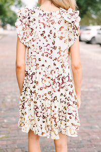 It's Your Choice Natural Cream Floral Dress
