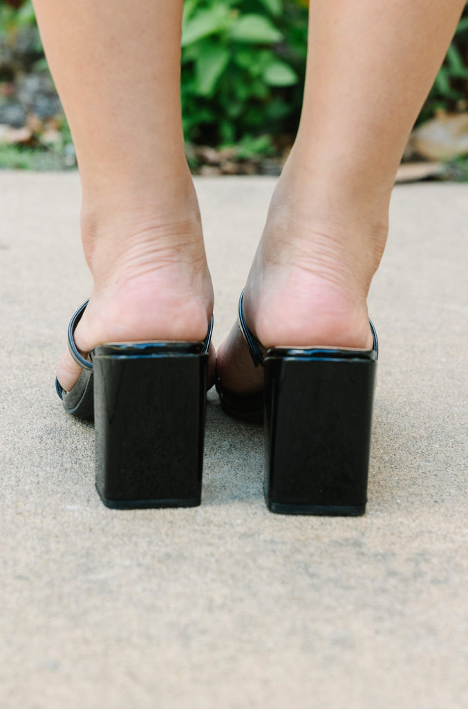 strappy black heels near me