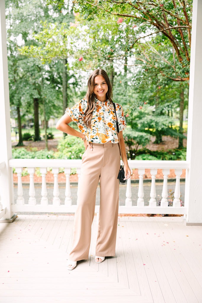 Floral, Bubble Sleeve Tunic main image 0