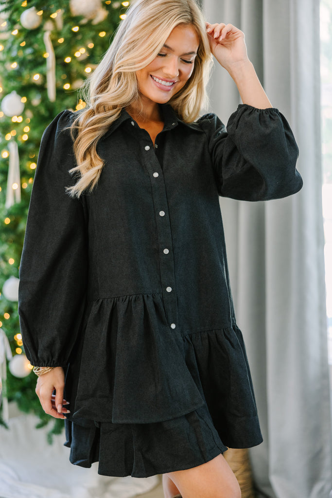It's Your Place Black Button Down Dress Shop the Mint