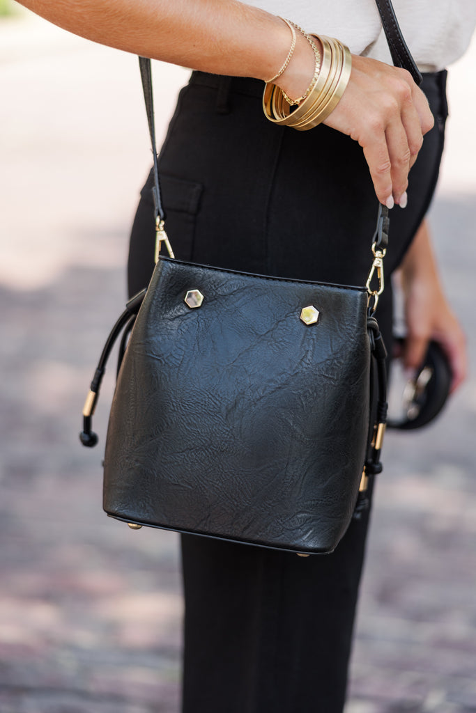 The Village Bucket Bag - Black