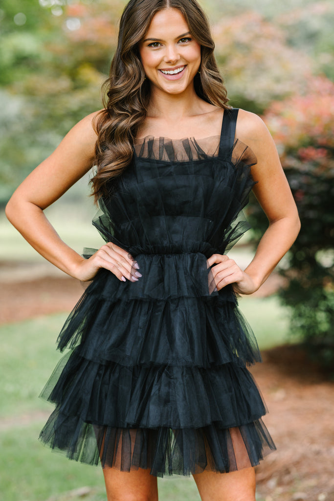 Doing The Most Black Tulle Dress – Shop the Mint