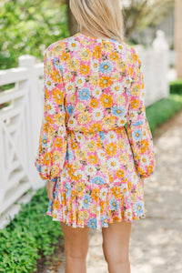 The Sweetest Dream Pink Floral Dress
