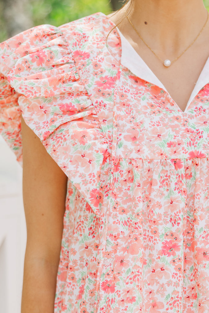 Ditsy Pink Floral Dress main image 1