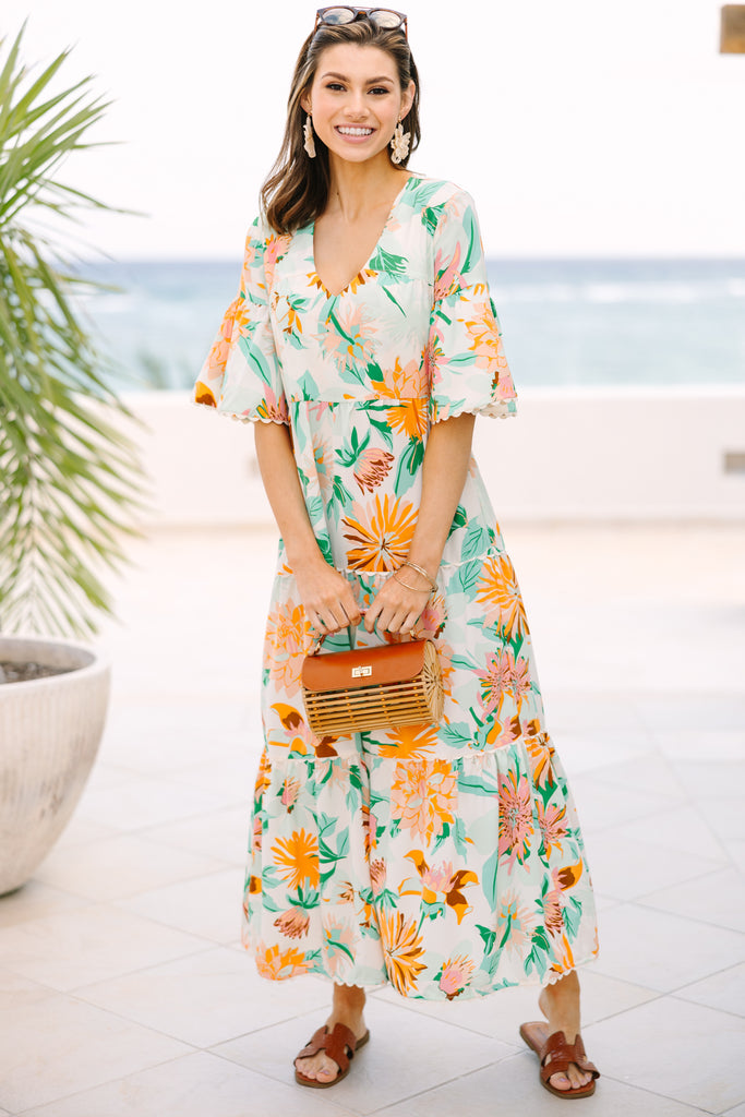 Get Together Green Floral Dress – Shop the Mint