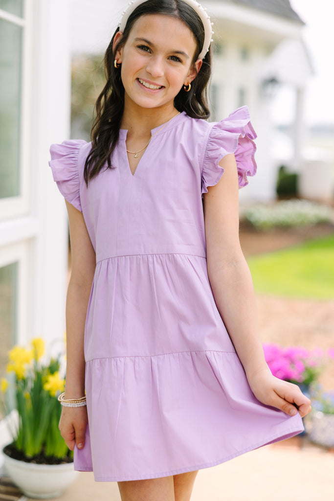 Sequin Babydoll Purple Baby Doll Dress Girls: At This Time Lavender Purple  Babydoll Dress  Shop The