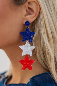 Firecracker Star Earrings