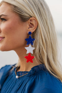 Firecracker Star Earrings