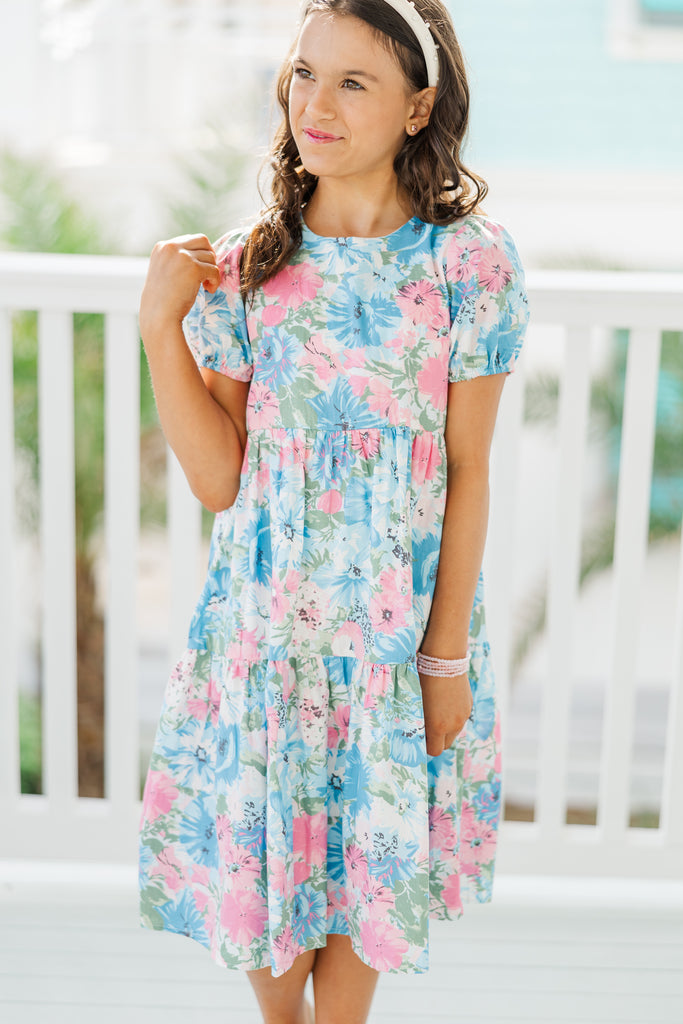 dream blue dress Girls: Just A Floral Midi Tulip Mini Leather Party City Hall wedding dress Lace 100% polyester care Size:10-10,5 US / 43