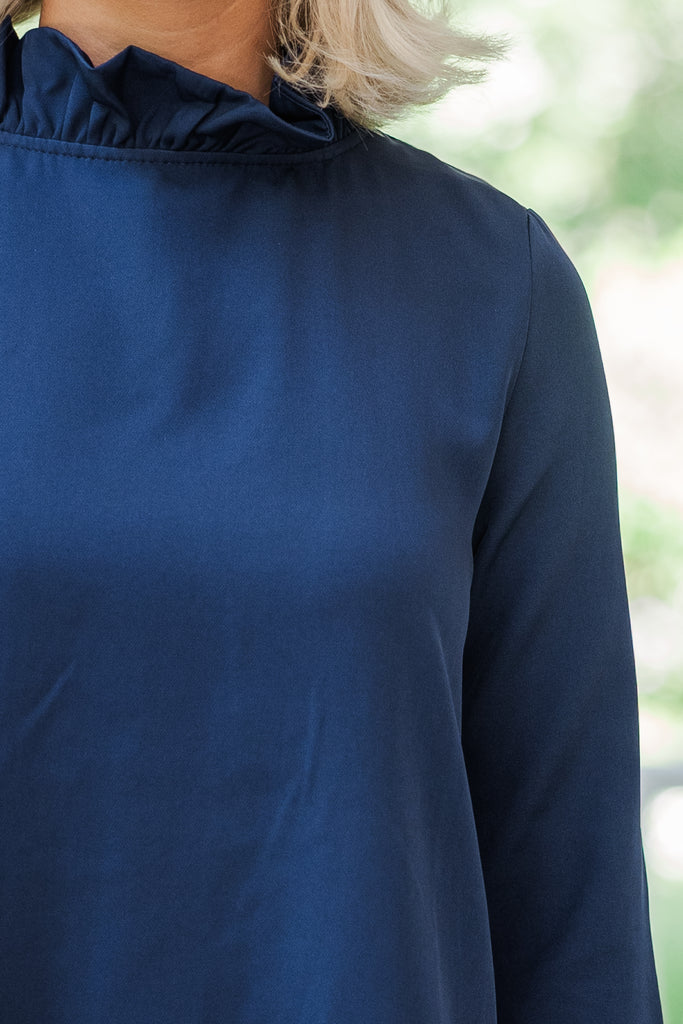 Blue Checkmate Swing Dress main image 0
