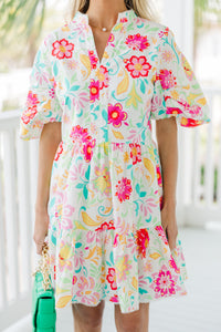Fate: Find Your Voice White Floral Dress