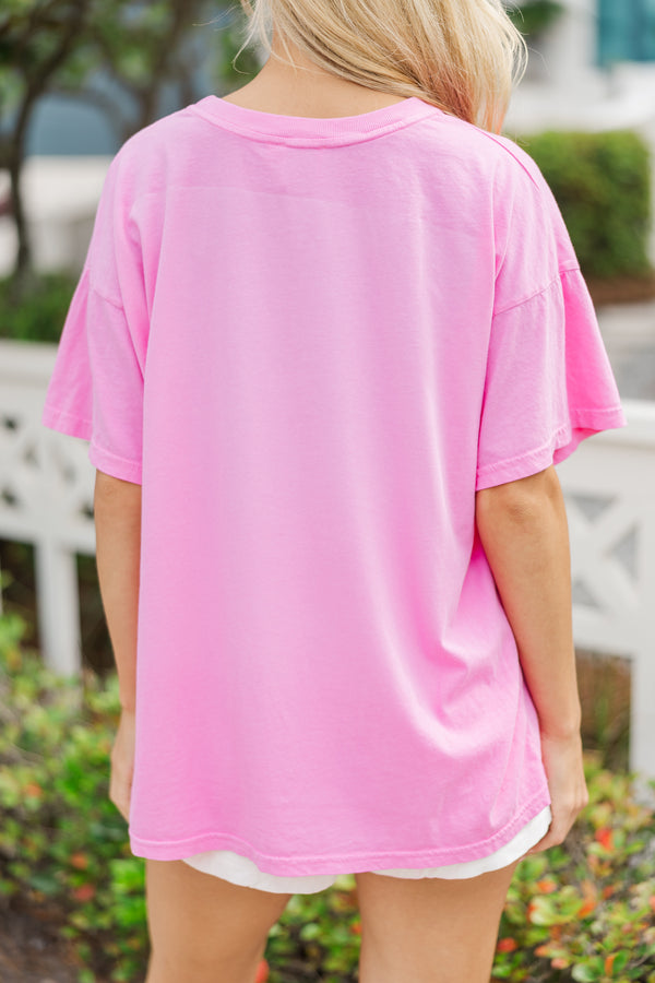 Home Of The Brave Pink Graphic Tee