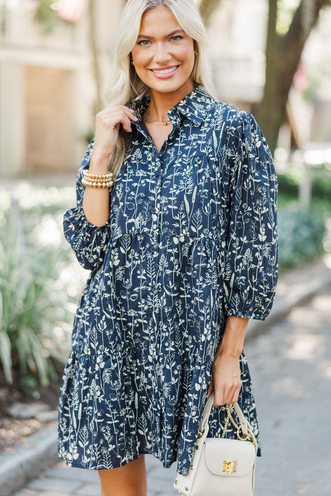 babydoll flowy dress On Your Way Black Floral Dress, Medium - The Mint Julep Boutique COLOR:OFF WHITE Fouad Sarkis Couture on Designed for comfort and Trimmed