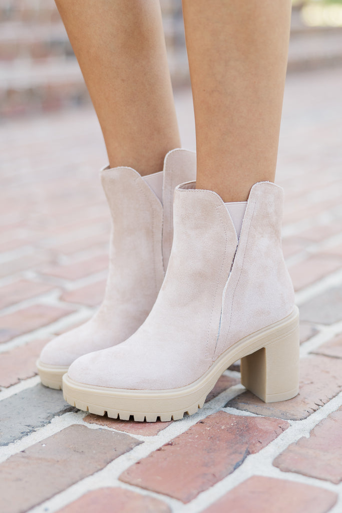 Heel Boots White Suede Ankle Boots Truffle Collection Wide Fit