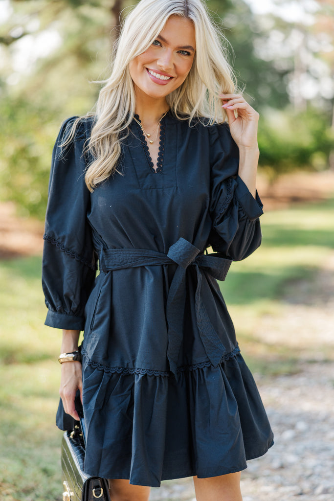 Want You Back Black Crochet Dress Shop the Mint Want You Back Black Crochet Dress Shop the Mint