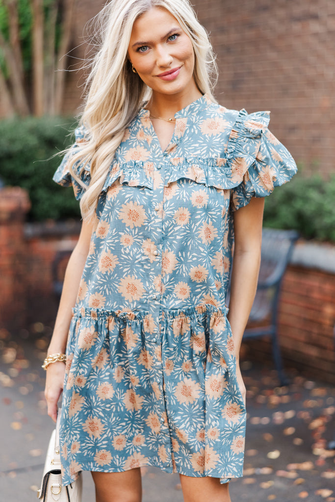 Down Home Dress Blue main image 1
