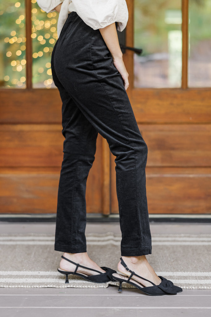 On Your Way Black Corduroy Pants – Shop the Mint