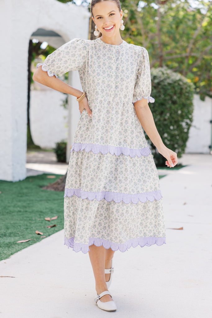Perfectly Paired Cream Floral Midi Dress Shop the Mint Perfectly Paired Cream Floral Midi Dress Shop the Mint