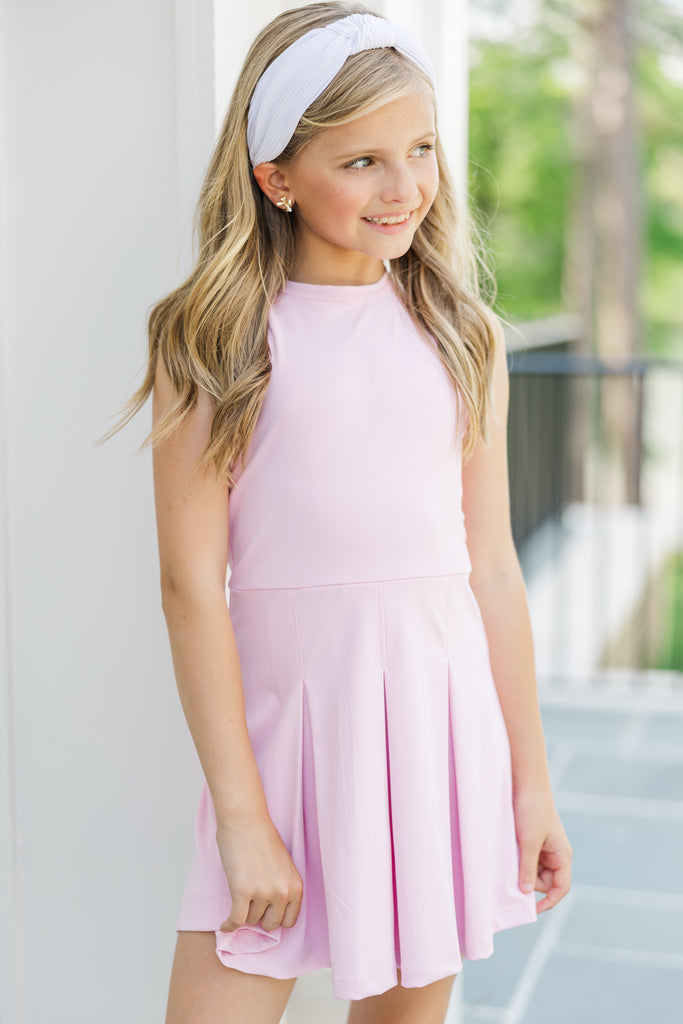 Girls: The Nickie Pink Tennis Dress – Shop the Mint