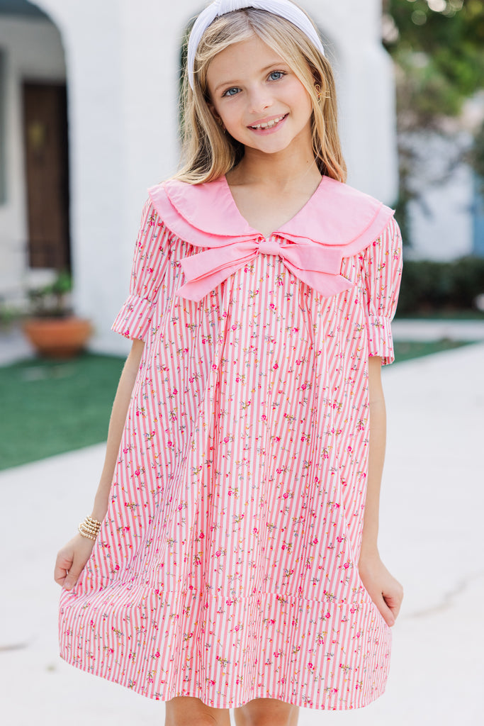 Kendall Pink Stripes Girl Dress