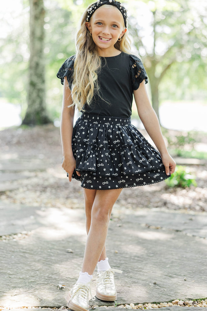The Notes Eyelet Girls Tank Top main image 0