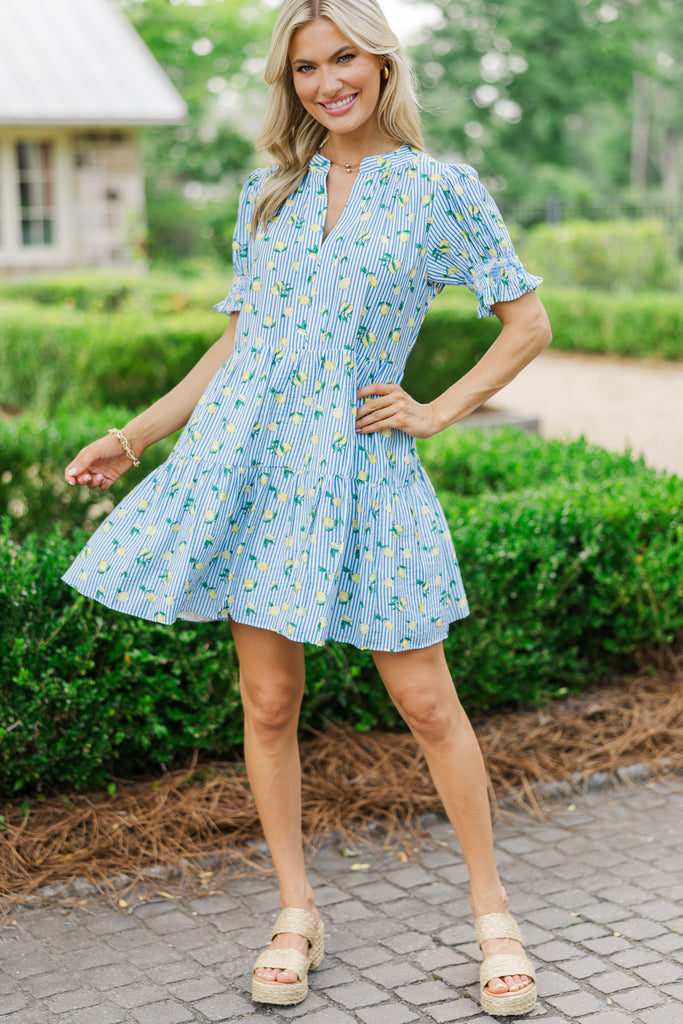 blue lemon dress At This Time Navy Striped – Shop the Mint Button Up Shirt Black lingerie dress with lace Size:2XS