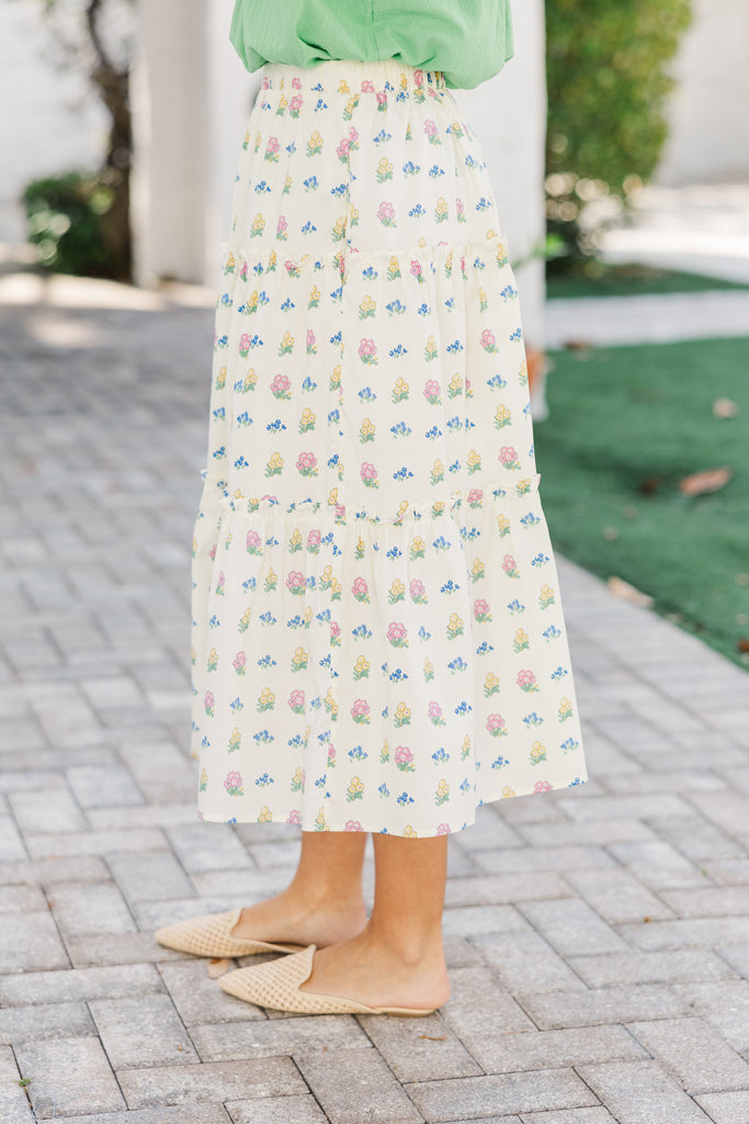 garden muse midi skirt
