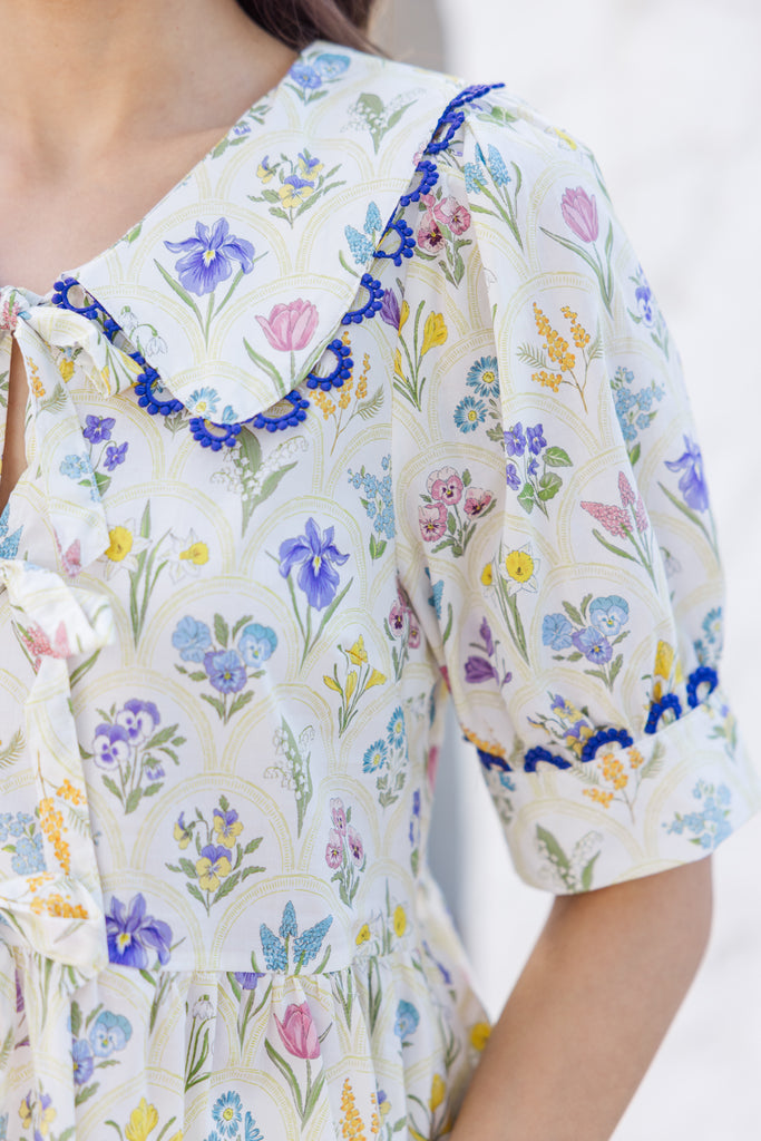 Petal Light Blouse in Off White-Final Sale main image 1
