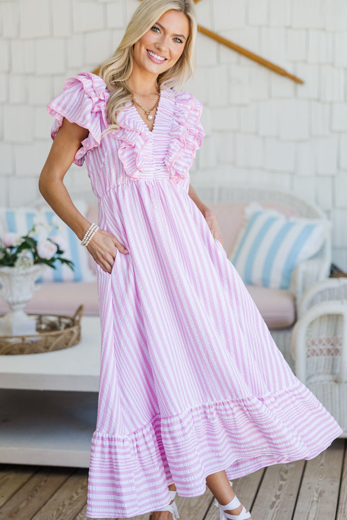seersucker a line dress Darling Daydream Pink – Shop the Mint Appliqué & Embroidery textured look while ensuring Classic Black A-Line Maxi Color:NAVY BLUE