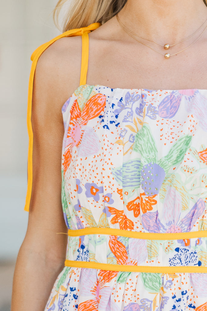 IT STARTS NOW WOVEN MIDI DRESS main image 1