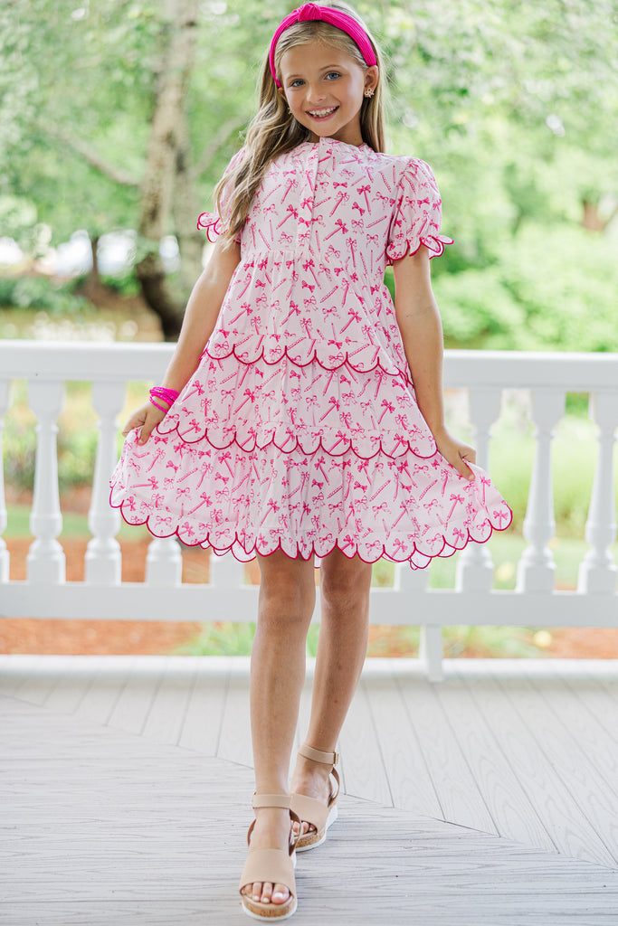Girls: Perfectly Paired Pink Pencil Toile Print Dress – Shop the Mint Girls: Perfectly Paired Pink Pencil Toile Print Dress – Shop the Mint