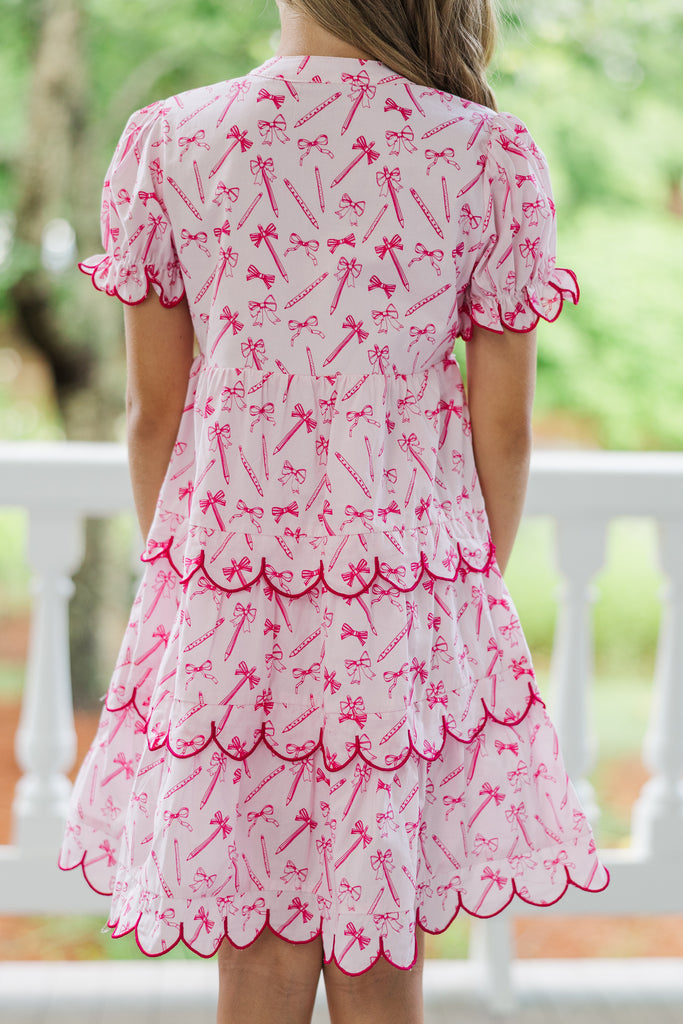 Girls: Perfectly Paired Pink Pencil Toile Print Dress – Shop the Mint Girls: Perfectly Paired Pink Pencil Toile Print Dress – Shop the Mint
