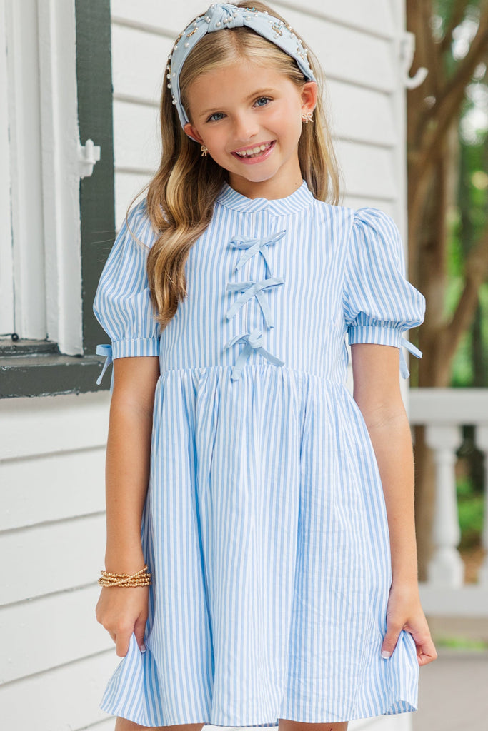 blue dress for baby girl Baby Girl Blue Toddler Princess Birthday Party Dress 2-3Y / Blue main image 0
