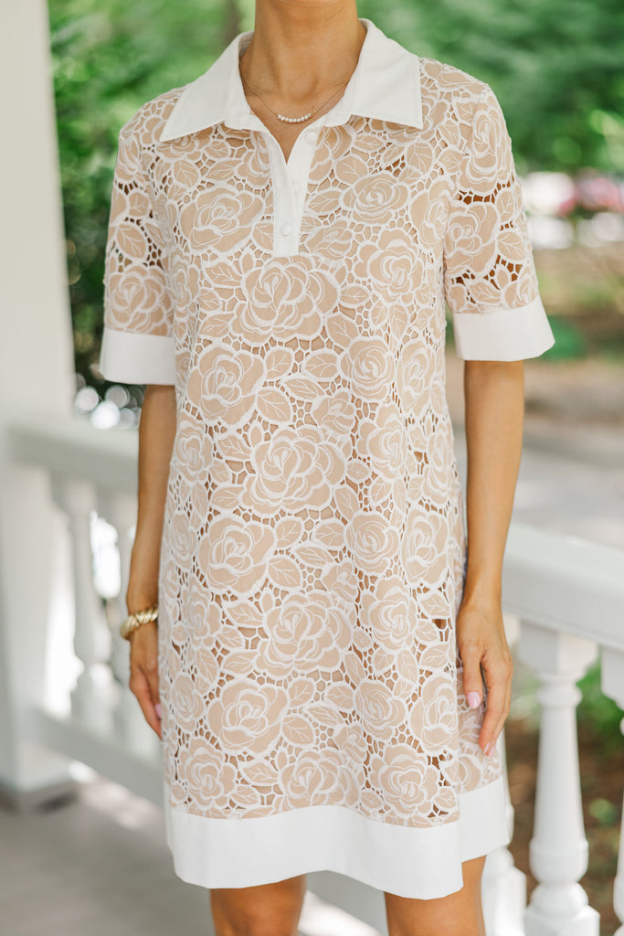 Delicate Days Taupe Crochet Dress – Shop the Mint