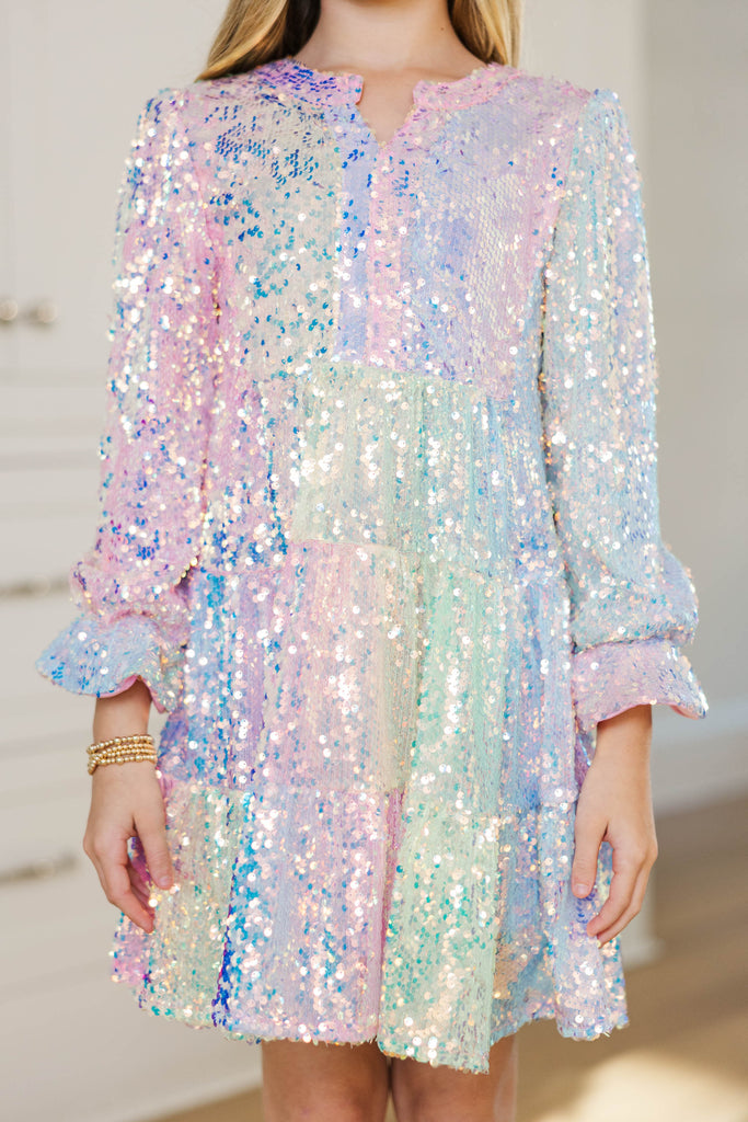 Girls: The Fun Is Here Rainbow Sequin Dress – Shop the Mint Girls: The Fun Is Here Rainbow Sequin Dress – Shop the Mint