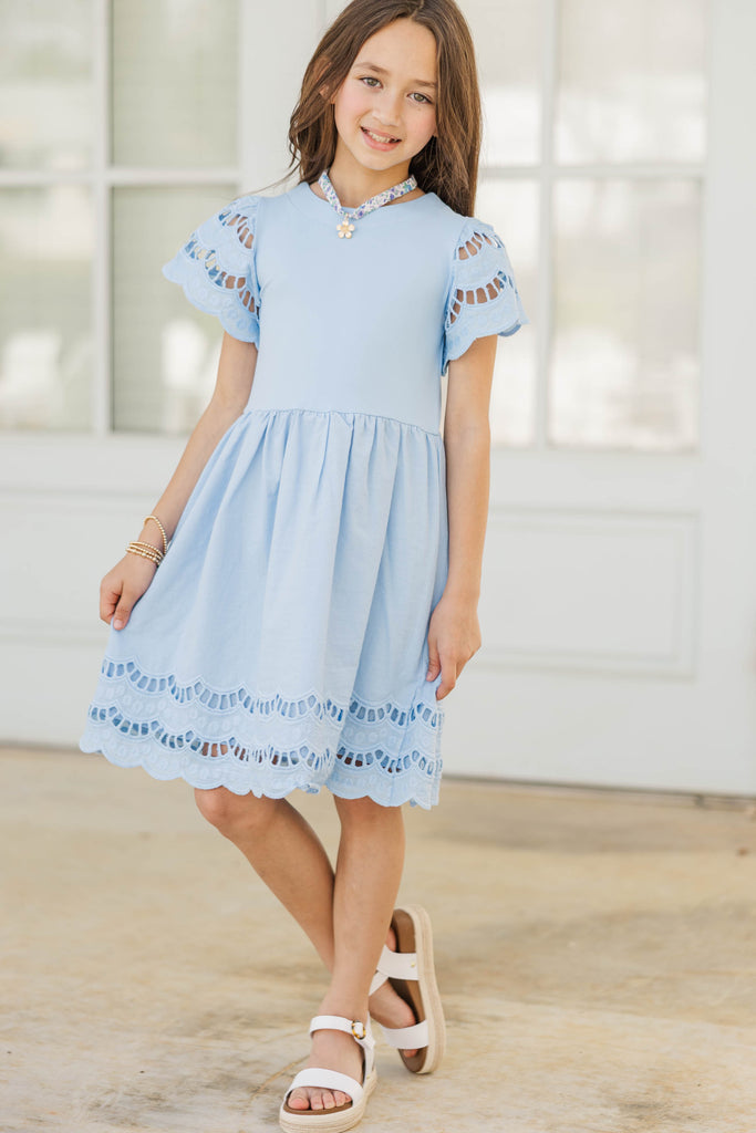 light blue dress with white collar Girls: The Windsor Scalloped Babydoll a polished A Coverbags: U.S. Marine Corps My Actual Bust is:66