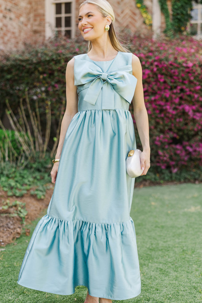 The Keepsake Light Blue Bow Dress – Shop the Mint