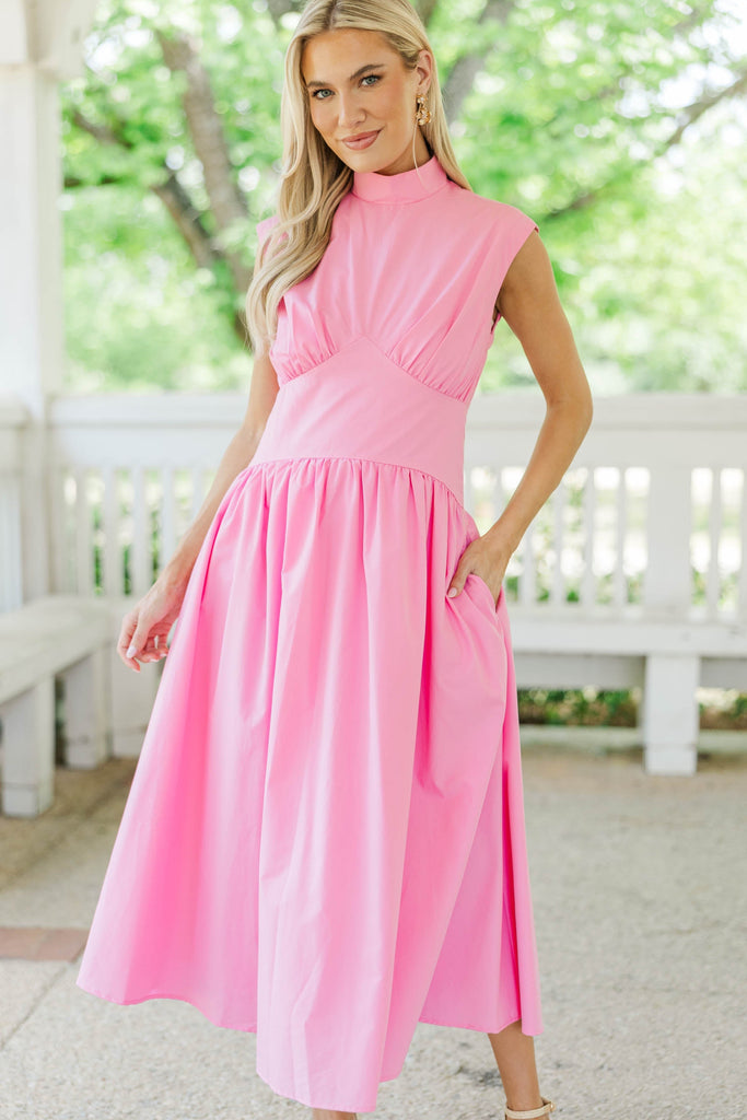 midi dress women By The Way Pink Dress, Medium - The Mint Julep Boutique Sizes for Perfect Fit:Custom (Email Us) style_code:348978 Black Gothic Dress with front detail!