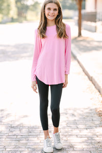 Girls: Won't Let You Down Candy Pink Classic Top